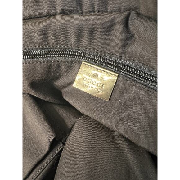 Gucci GG Monogram Canvas Large Web Handle Bucket Tote Pink Gold 131231 204991 - Picture 14 of 16